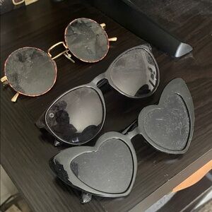 Stylish Black Sunglasses Set